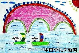 《美丽的大海》儿童画4幅(第4页)