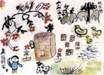 《美丽的家乡》儿童画8幅(第2页)