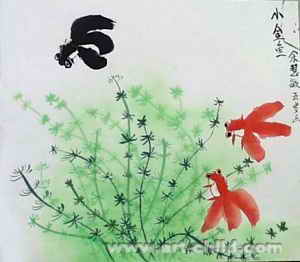 《飘香》儿童画