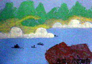 儿童画画大全 儿童油画棒画《祖国山河》儿童画2幅下载说明:在图片上